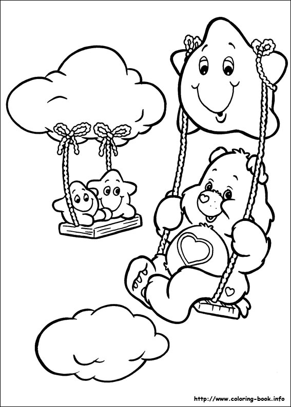 The Care Bears coloring picture